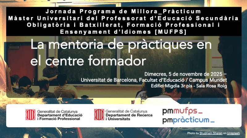 La mentoria de Pràctiques en el centre formador